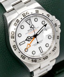 Alternative view of Rolex Explorer II, 42mm in Stainless Steel, "Polar" White Index Dial with Orange 24-Hour Hand, on Stainless Steel Rolex Oyster Bracelet,  Ref: 216570, Circa: 2012, with Box, Book, Swing Tags and Rolex Warranty Card