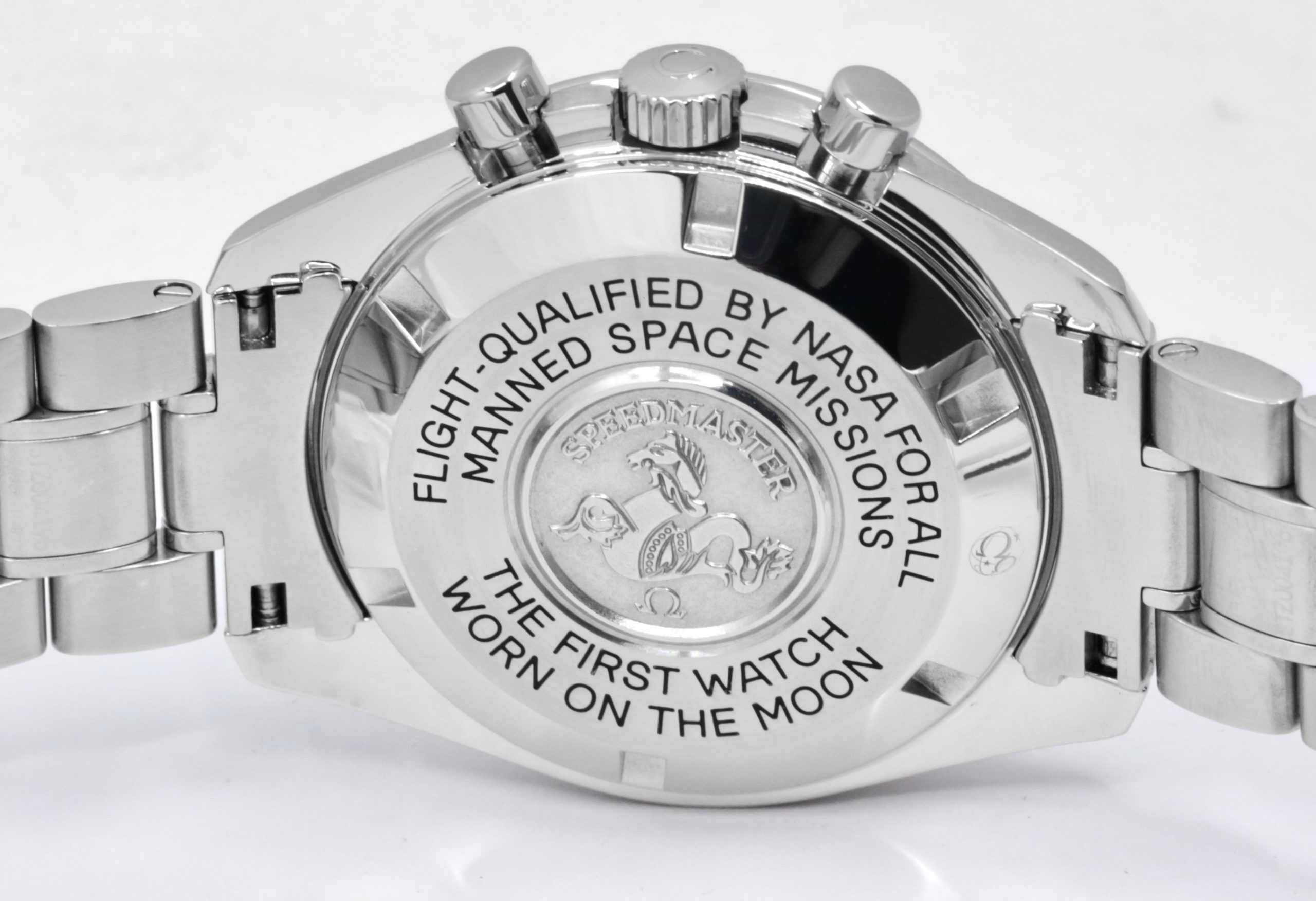 Omega Speedmaster Professional "Big Box Speedy", 42mm Stainless Steel Case, Black Index Dial, Hesalite Crystal, on Stainless Steel Omega Bracelet, Ref. 311.30.42.30.01.005, Circa: 2017, Complete with Big Omega Box, Books, Extra Straps, & Omega Warranty Cards - Image 5