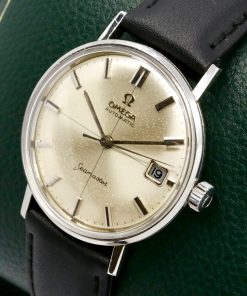 Alternative view of Vintage Omega Seamaster Automatic with Date, Stainless steel case, Silver Index Dial on a Leather Strap, Ref: 14770 SC-61 Movement Calibre 562. Circa: 1961, "Watch Only" - $1,500 inc GST!!  *Sold as Traded!!