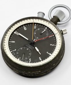 Alternative view of Omega Split Second Chronograph Olympic Pocket Watch, For 1968 Mexico Summer Olympics . Calibre 1131 movement.
