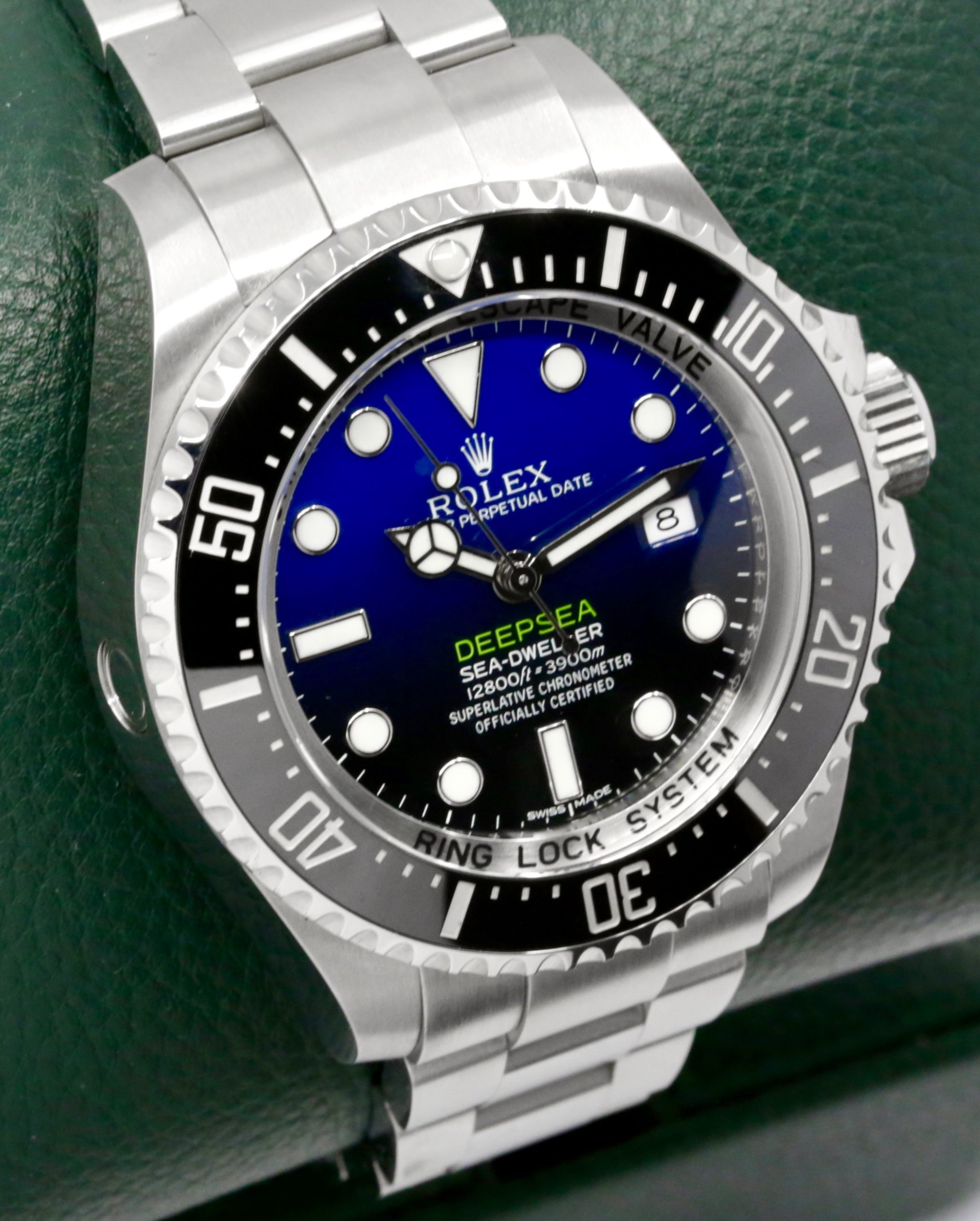 Rolex Deepsea "James Cameron", 44mm, Stainless Steel, Black Ceramic Bezel, with Blue to Black Gradient Dial, on Stainless Steel Rolex Oyster Bracelet, Ref. 116660, Circa: 2016, Complete with Box, Books, Green & White Swing Tags, Bezel Protector, & Rolex Warranty Card - Image 3