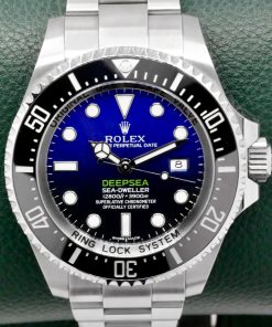 Rolex Deepsea "James Cameron", 44mm, Stainless Steel, Black Ceramic Bezel, with Blue to Black Gradient Dial, on Stainless Steel Rolex Oyster Bracelet, Ref. 116660, Circa: 2016, Complete with Box, Books, Green & White Swing Tags, Bezel Protector, & Rolex Warranty Card