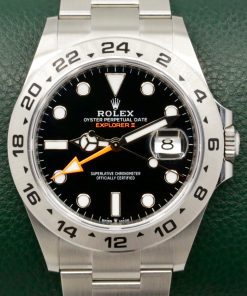 *MINT!! Rolex Explorer II, 42mm, Stainless Steel, Black Index Dial with Orange 24-Hour Hand, on Stainless Steel Rolex Oyster Bracelet, Ref. 226570, Circa: 2025, with Box, Books, Rolex Warranty Card & Balance of 5 Year Rolex Factory Warranty