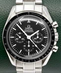 Omega Speedmaster Professional "MoonWatch", 42mm, Stainless Steel, Omega Cal. 1861, Hesalite Crystal, Black Index Dial, on Stainless Steel Omega Bracelet, Ref. 3570.50, Circa: 2000's, Watch Only - $5,500 incl. GST!!