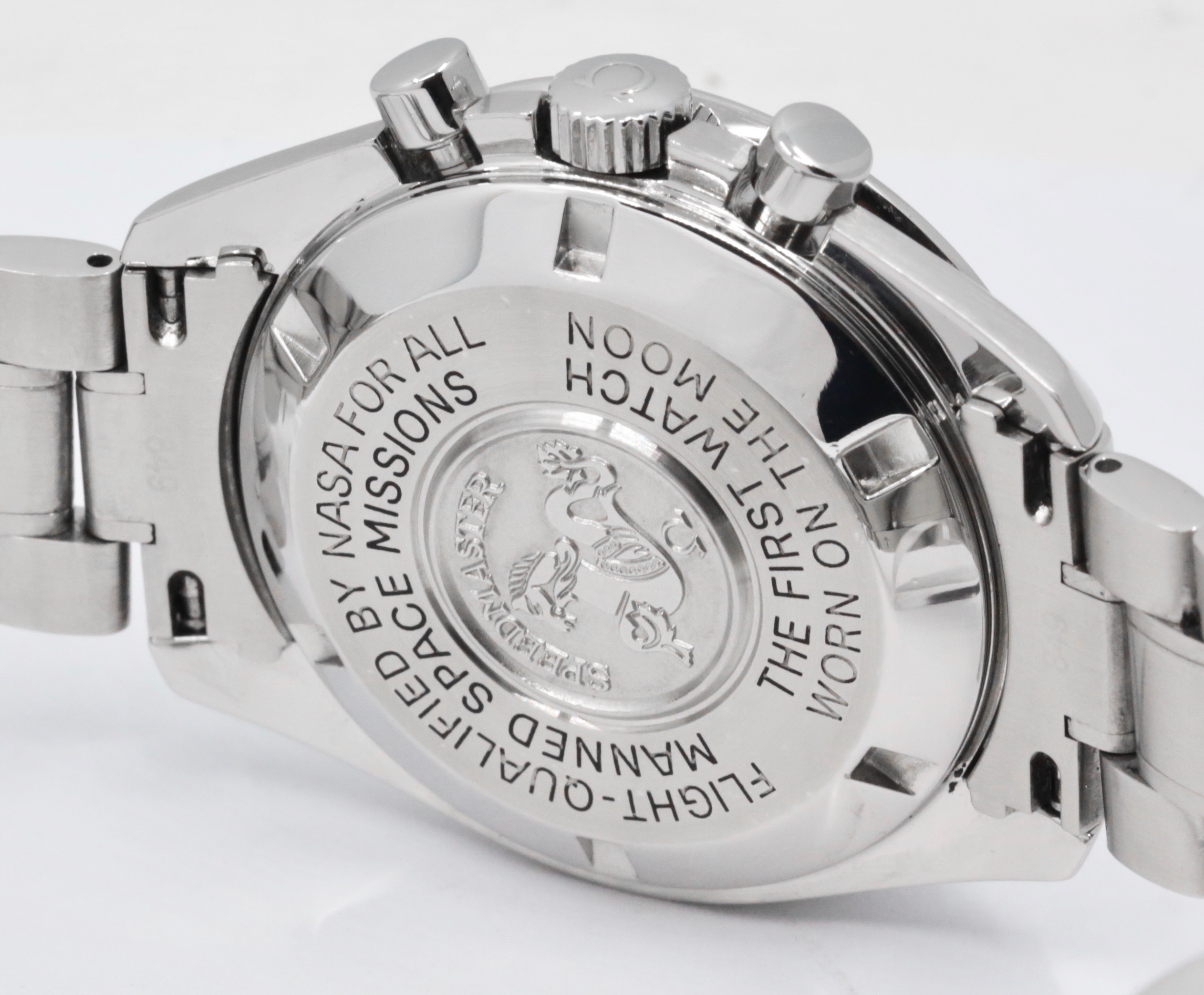 Omega Speedmaster Professional "MoonWatch", 42mm, Stainless Steel, Omega Cal. 1861, Hesalite Crystal, Black Index Dial, on Stainless Steel Omega Bracelet, Ref. 3570.50, Circa: 2000's, Watch Only - $5,500 incl. GST!! - Image 7