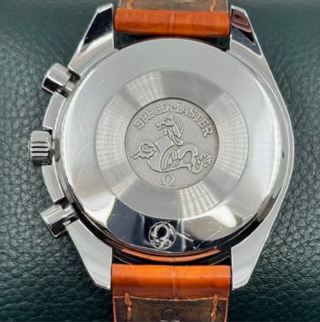 Omega Speedmaster chronograph reduced stainless steel with mother of pearl dial. - Image 2