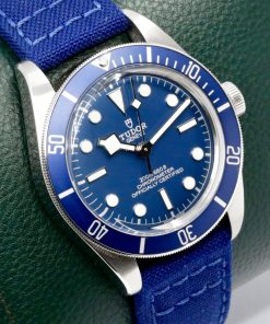 Alternative view of Tudor Black Bay 58, in Stainless Steel, Blue Index Dial, Blue Bezel on Blue Composite Strap with Additional Tudor Fabric Strap, Ref. 79030B, Circa: 2021, Complete with Box, Books, Swing Tag, Tudor Warranty Card & Balance of 5 Year Tudor Factory Warranty