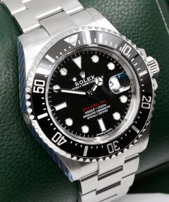 Alternative view of Rolex Sea-Dweller 43 "Anniversary", Stainless Steel, Black Ceramic Bezel, Mark I Dial, on Stainless Steel Rolex Oyster Bracelet, Ref. 126600, Circa: 2017, with Box, Books, Rolex Warranty Card, Rolex Service Card & Balance of 2 Year Rolex Service Warranty