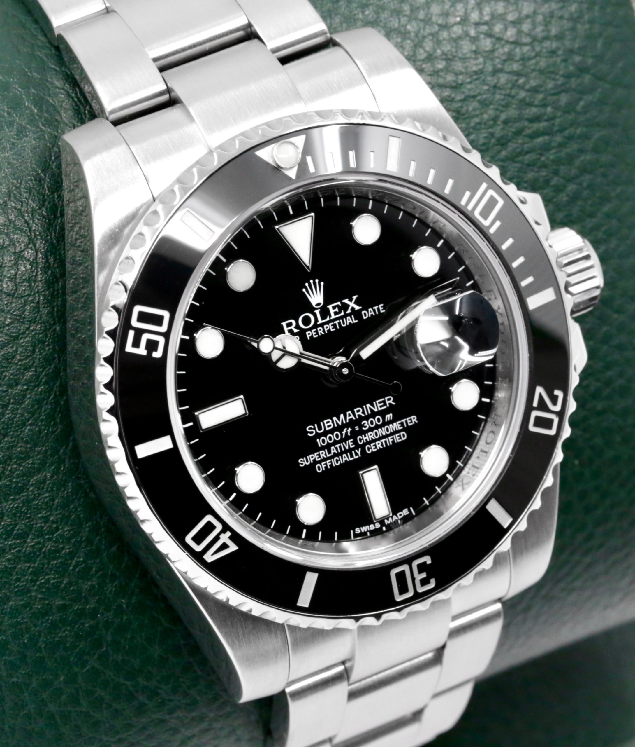 Rolex Oyster Perpetual Submariner Date in Stainless Steel, 40mm, Black Ceramic Bezel, Black Index Dial, on Stainless Steel Rolex Oyster Bracelet, Ref. 116610LN, with Rolex Box & Certified Chronometer Swing Tag - Image 3