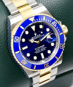 Alternative view of Rolex Submariner Date "Bluesy", 41mm, Stainless Steel & 18ct Yellow Gold, Blue Ceramic Bezel, Blue Index Dial, on Stainless Steel & 18ct Yellow Gold Rolex Oyster Bracelet, Ref. 126613LB, Circa: 2020, with Box, Papers, Rolex Service Card & Balance of 2 Year Rolex Service Warranty