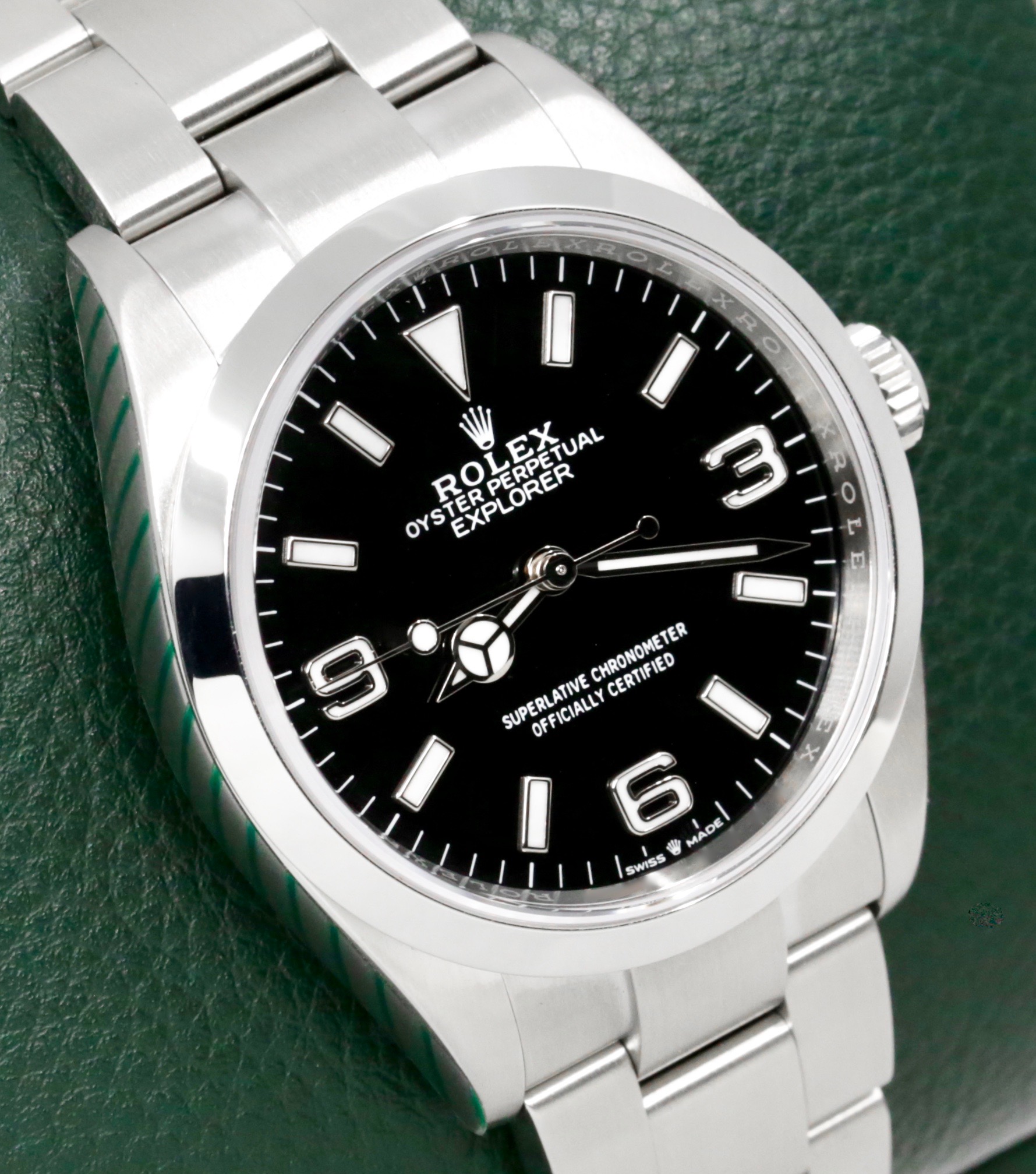 Rolex Explorer, 36mm, Stainless Steel, Black 3,6,9 Dial, on Stainless Steel Rolex Oyster Bracelet, Ref. 124270, Circa: 2023, with Box, Books, Rolex Warranty Card & Balance of 5 Year Rolex Factory Warranty