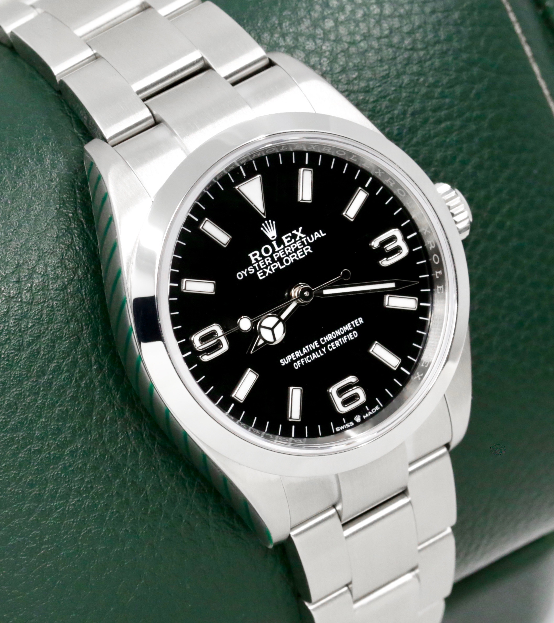 Rolex Explorer, 36mm, Stainless Steel, Black 3,6,9 Dial, on Stainless Steel Rolex Oyster Bracelet, Ref. 124270, Circa: 2023, with Box, Books, Rolex Warranty Card & Balance of 5 Year Rolex Factory Warranty - Image 4