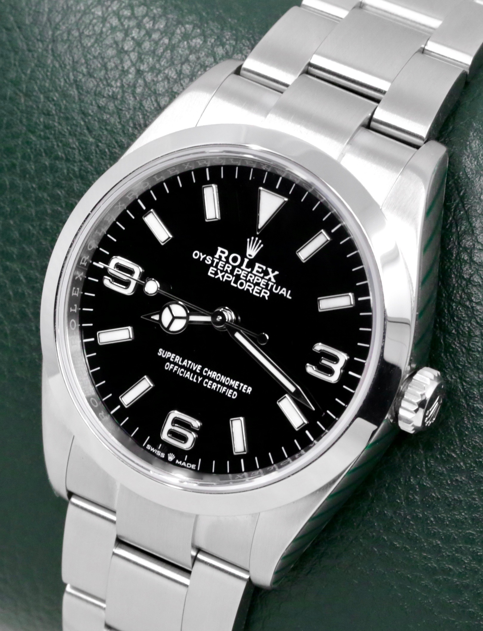 Rolex Explorer, 36mm, Stainless Steel, Black 3,6,9 Dial, on Stainless Steel Rolex Oyster Bracelet, Ref. 124270, Circa: 2023, with Box, Books, Rolex Warranty Card & Balance of 5 Year Rolex Factory Warranty - Image 3