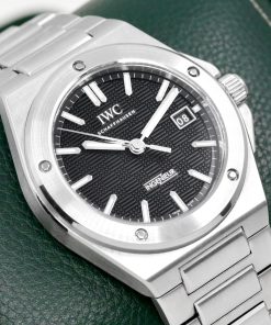 Alternative view of IWC Ingenieur SL Automatic 40, Stainless Steel, Black Index Dial, on Stainless Steel IWC Bracelet, Ref. IW328901, Jan. 2024 Model with Box, Papers & Balance of IWC 8 Year Extended Warranty