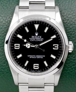 Rolex Explorer I, 36mm, Stainless Steel, Black 3,6,9 Dial, on Stainless Steel Rolex Oyster Bracelet, Ref. 114270, Circa: 2004, with Box, Books, & Rolex Warranty Certificate