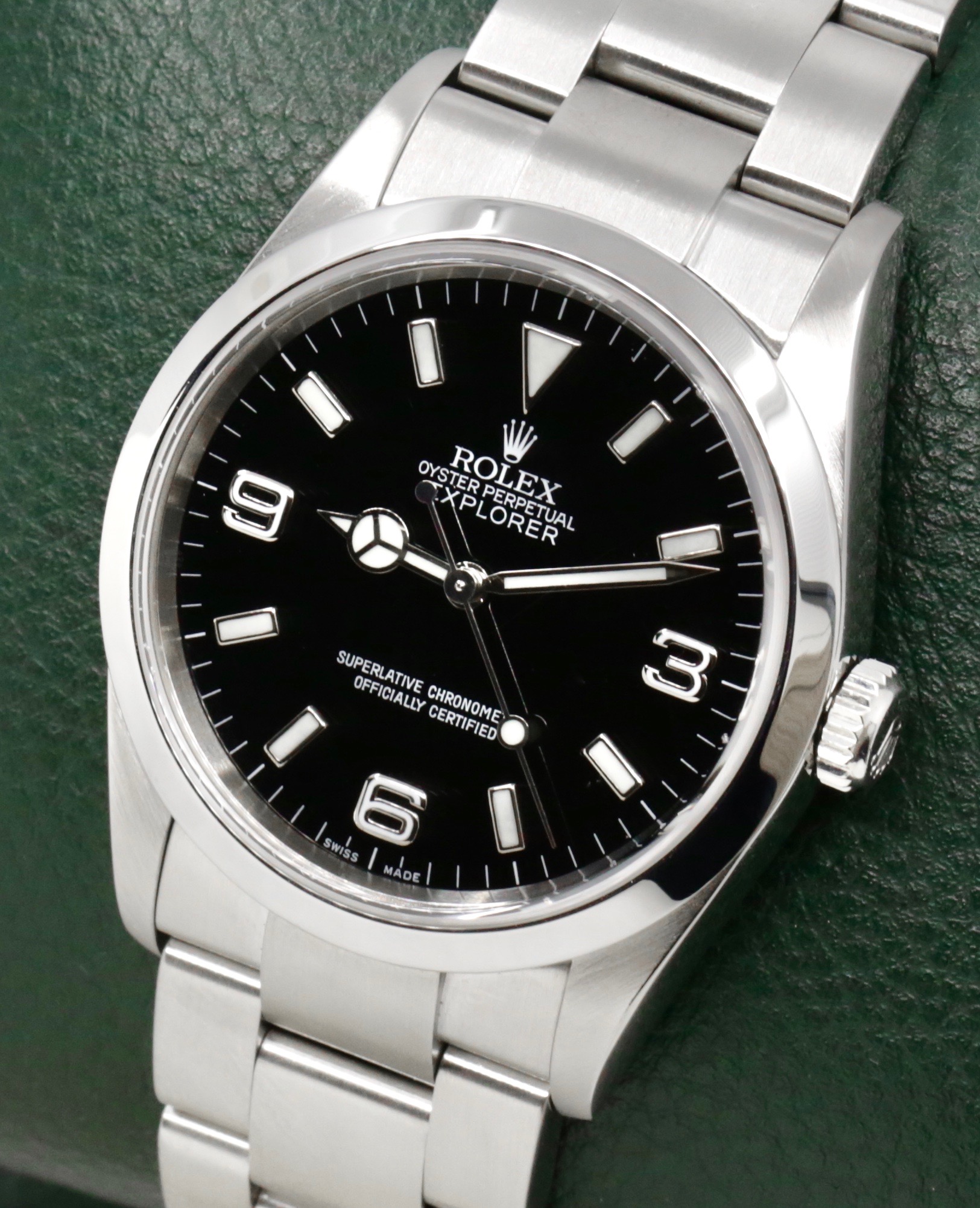 Rolex Explorer I, 36mm, Stainless Steel, Black 3,6,9 Dial, on Stainless Steel Rolex Oyster Bracelet, Ref. 114270, Circa: 2004, with Box, Books, & Rolex Warranty Certificate - Image 2
