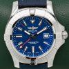 Breitling Avenger Automatic GMT 45, in Stainless Steel, Blue Index Dial with Date, on Blue Breitling Composite Strap with Stainless Steel Breitling Deployant, Ref. A32395, Circa: 2022, with Box & Papers