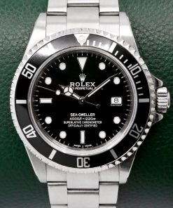 Rolex Sea-Dweller, 40mm Stainless Steel Case, Black Index Dial, Black Aluminium Bezel, on a Rolex Oyster Bracelet, Ref: 16600, Circa: 2000, with Box, Papers & Rolex Service Card