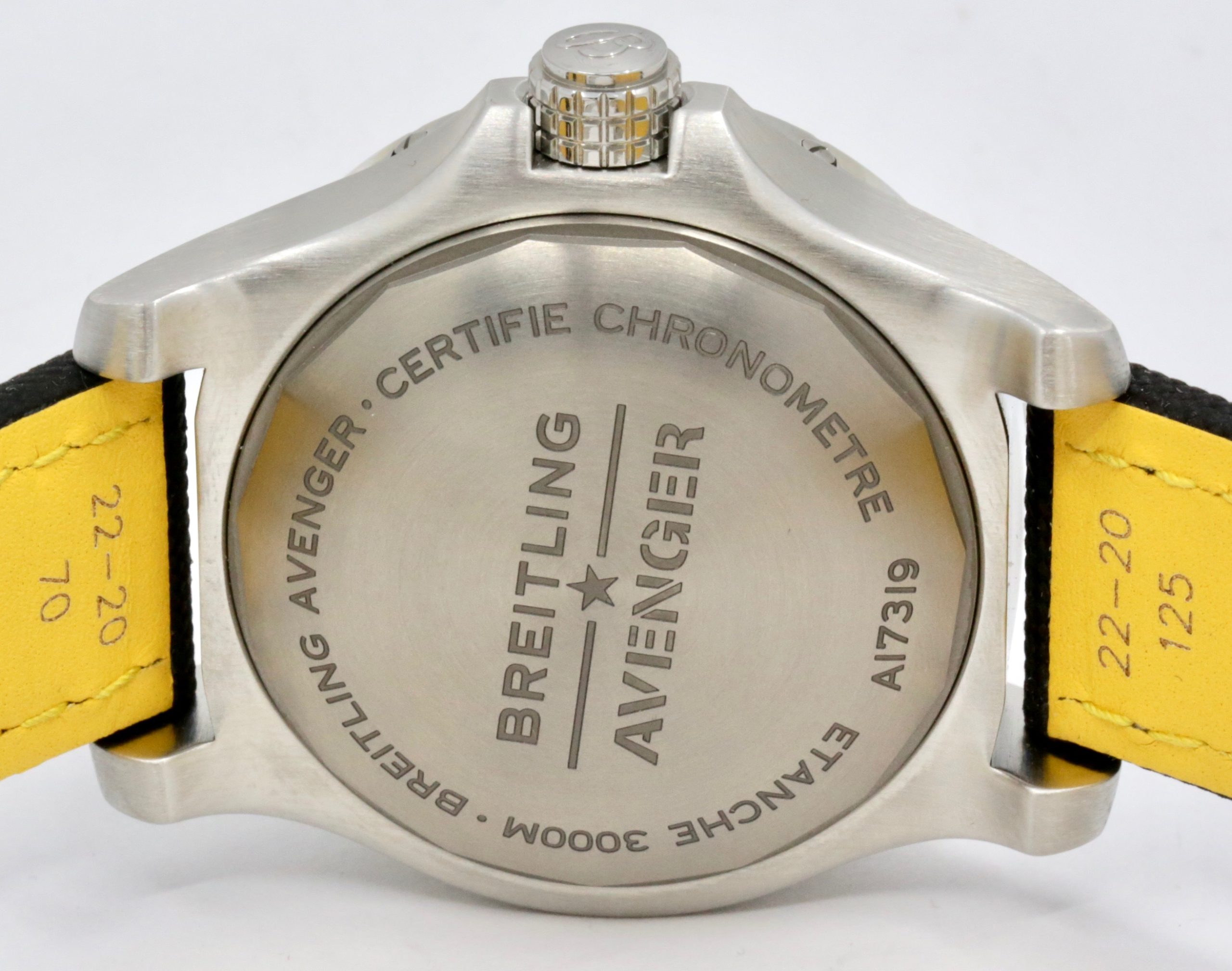 Breitling Avenger SEAWOLF 45, Automatic, Stainless Steel Case, Yellow Index Dial with Date, on Black Breitling Composite Strap with Stainless Steel Breitling Deployant, on Ref. A17319, Circa: 2023, with Box & Papers - Image 5