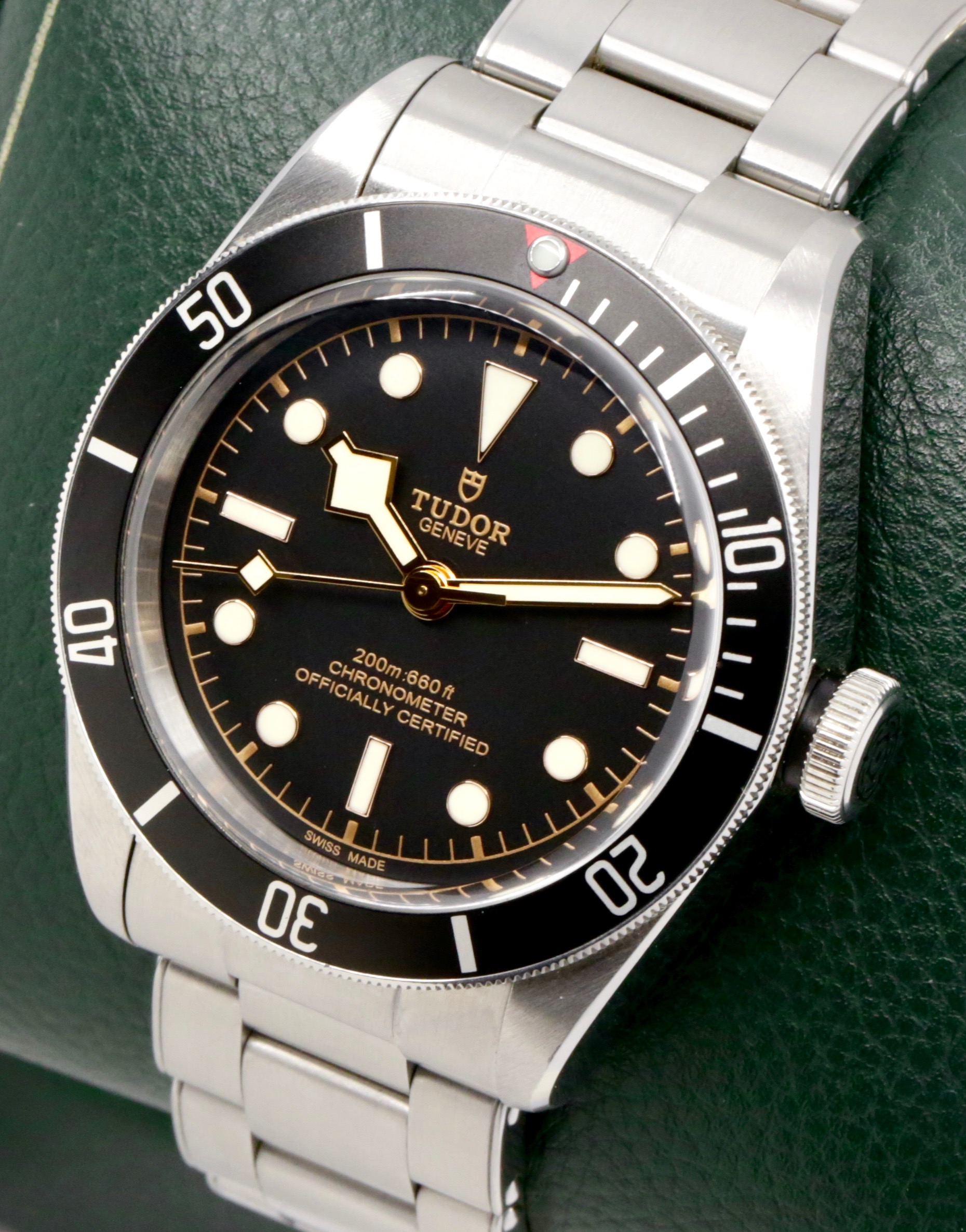 Tudor Black Bay Heritage, 41mm, in Stainless Steel, Black Index Dial, Black Bezel, on Stainless Steel Tudor Bracelet, Ref. 79230N, Circa: 2017, with Box, Books, & Tudor Warranty Card - Image 2