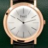 Piaget Altiplano Mecanique Ultra Thin, Ref. P10321, in 18ct Rose Gold, Manual Wind, with Silver Index Dial, on Black Piaget Alligator Strap with 18ct Rose Gold Piaget Tang Buckle