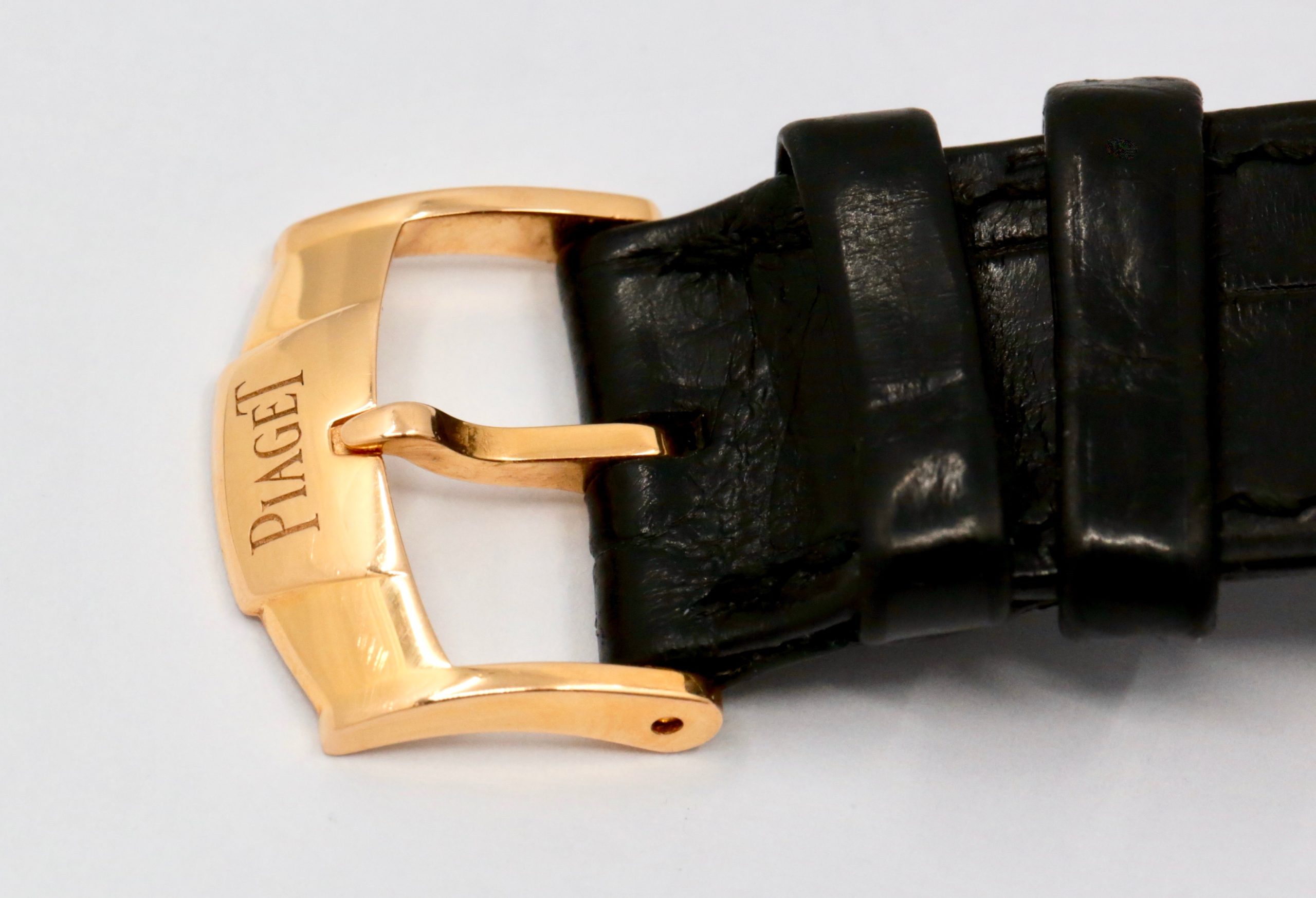 Piaget Altiplano Mecanique Ultra Thin, Ref. P10321, in 18ct Rose Gold, Manual Wind, with Silver Index Dial, on Black Piaget Alligator Strap with 18ct Rose Gold Piaget Tang Buckle - Image 7
