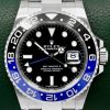 Rolex GMT-Master II "Batman", in Stainless Steel, Black Index Dial, Blue & Black Ceramic Bezel, on Rolex Stainless Steel Oyster Bracelet, Ref. 116710BLNR, Circa: 2014,  with Box, Books, & Rolex Warranty Card
