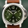 Panerai Luminor Logo, Boutique Exclusive, 44mm Stainless Steel, Green Dial with Arab & Index Markers with Small Seconds, on a Brown Panerai Leather Strap with Stainless Steel Tang Buckle, Ref. PAM01624, Circa: 2025, Complete with Box & Papers - UNWORN!!