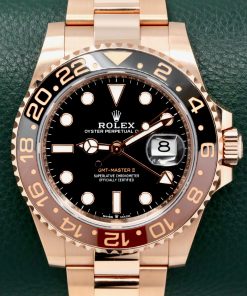 Rolex GMT-Master II, in 18ct Everose Gold, Black Index Dial, with Black & Brown Ceramic Bezel, on a Rolex 18ct Everose Gold Oyster Bracelet, Ref. 126715CHNR, Circa: 2023, with Box, Books, Rolex Warranty Card & Balance of 5 Year Rolex Factory Warranty