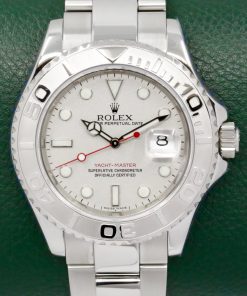 Rolex Yacht-Master 40, Stainless Steel, Platinum Bezel, Platinum Silver Index Dial, on Stainless Steel Rolex Oyster Bracelet, Ref. 16622, Circa: 2006, with Rolex Box