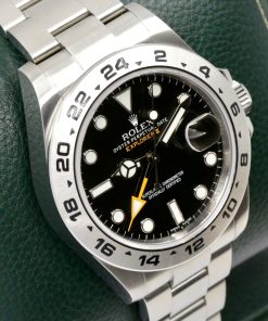 Alternative view of Rolex Explorer II, Stainless Steel, Black Index Dial, on Stainless Steel Rolex Oyster Bracelet, Ref. 216570, Circa: 2013, with Box, Books, Swing Tags, Rolex Service Card & Rolex Warranty Card