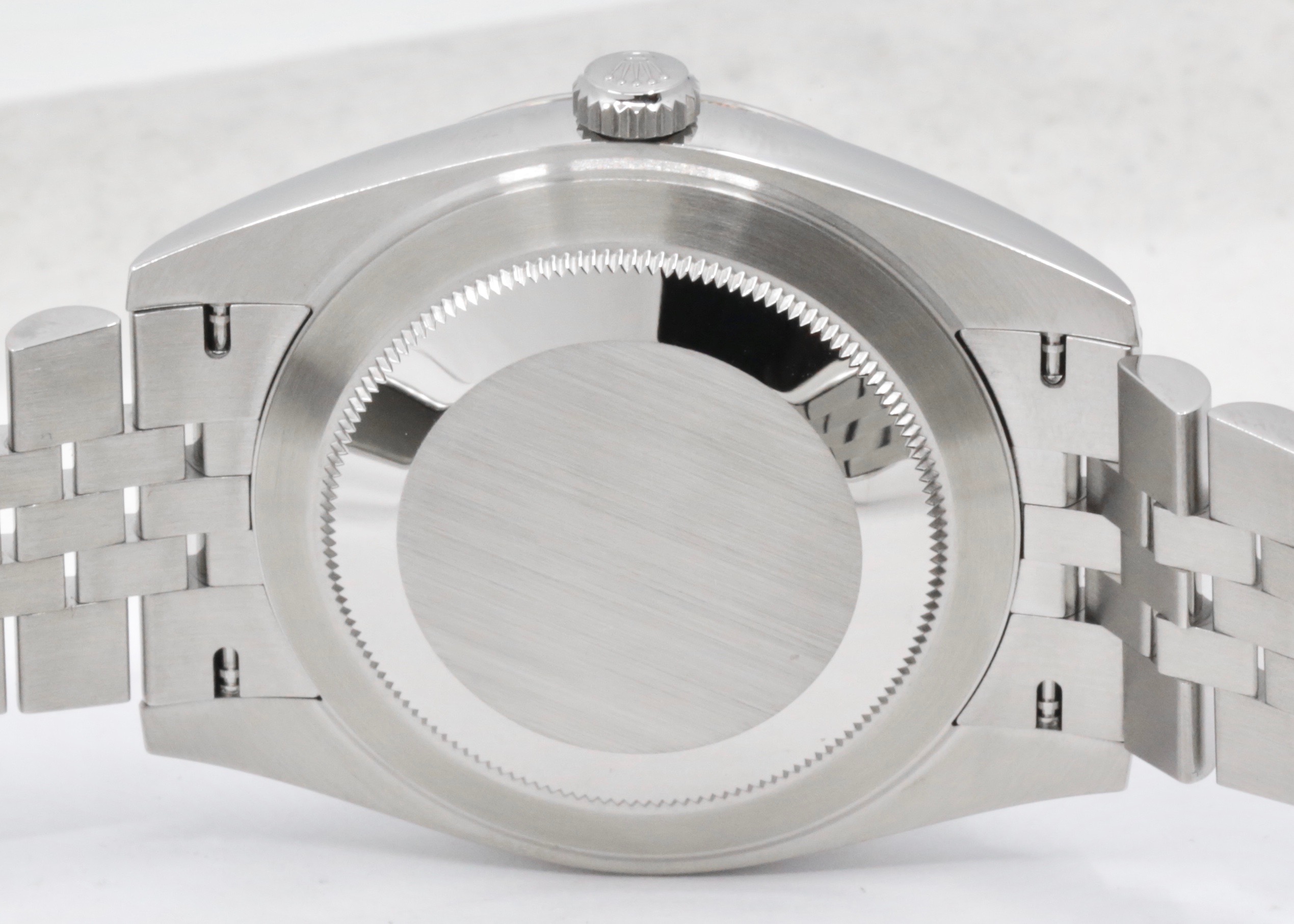 Rolex Datejust 41, Stainless Steel, with 18ct White Gold Fluted Bezel, Slate Index Dial, on Stainless Steel Rolex Jubilee Bracelet, Ref. 126334, Circa: 2025, with Complete with Box, Books, Swing Tag, Rolex Warranty Card & Balance of 5 Year Rolex Factory Warranty - Image 5