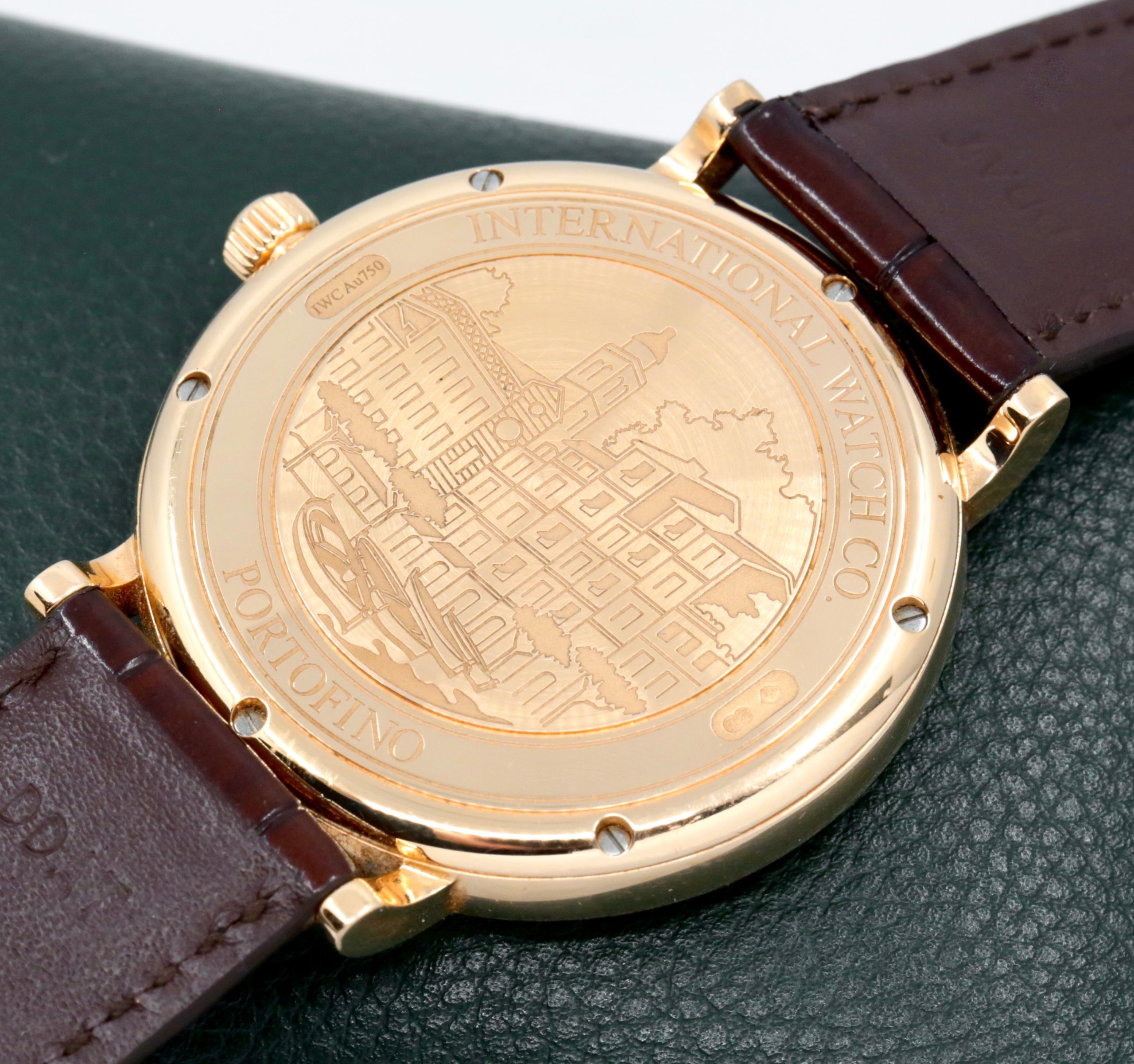 IWC Portofino Automatic in 18ct Rose Gold, Silver‑Tone Matte Index Dial with Date at 3 O’Clock on a IWC Alligator Strap and 18ct Rose Gold Tang Buckle, Ref: IW356504, Ca:2016, with Original Purchase Receipt - Image 5