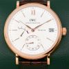 IWC Portofino 8-Day, Manual Wind, 45mm 18ct Rose Gold Case, Silver Index Dial, on Brown IWC Alligator Strap with 18ct Rose Gold IWC Tang Buckle, Ref. IW510107, Circa: 2025, Complete with Box, Books, IWC Warranty Card & Balance of 8 Year IWC Factory Warranty
