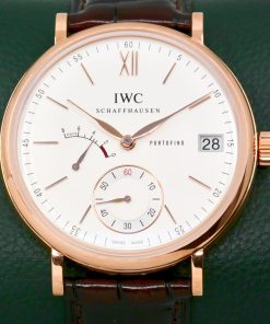 IWC Portofino 8-Day, Manual Wind, 45mm 18ct Rose Gold Case, Silver Index Dial, on Brown IWC Alligator Strap with 18ct Rose Gold IWC Tang Buckle, Ref. IW510107, Circa: 2025, Complete with Box, Books, IWC Warranty Card & Balance of 8 Year IWC Factory Warranty