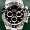 Rolex Cosmograph Daytona, Stainless Steel, Black Ceramic Bezel, Black Index Dial, on Stainless Steel Rolex Oyster Bracelet, Ref. 116500LN, Circa: 2022, with Box, Books, Rolex Warranty Card & Balance of 5 Year Rolex Factory Warranty