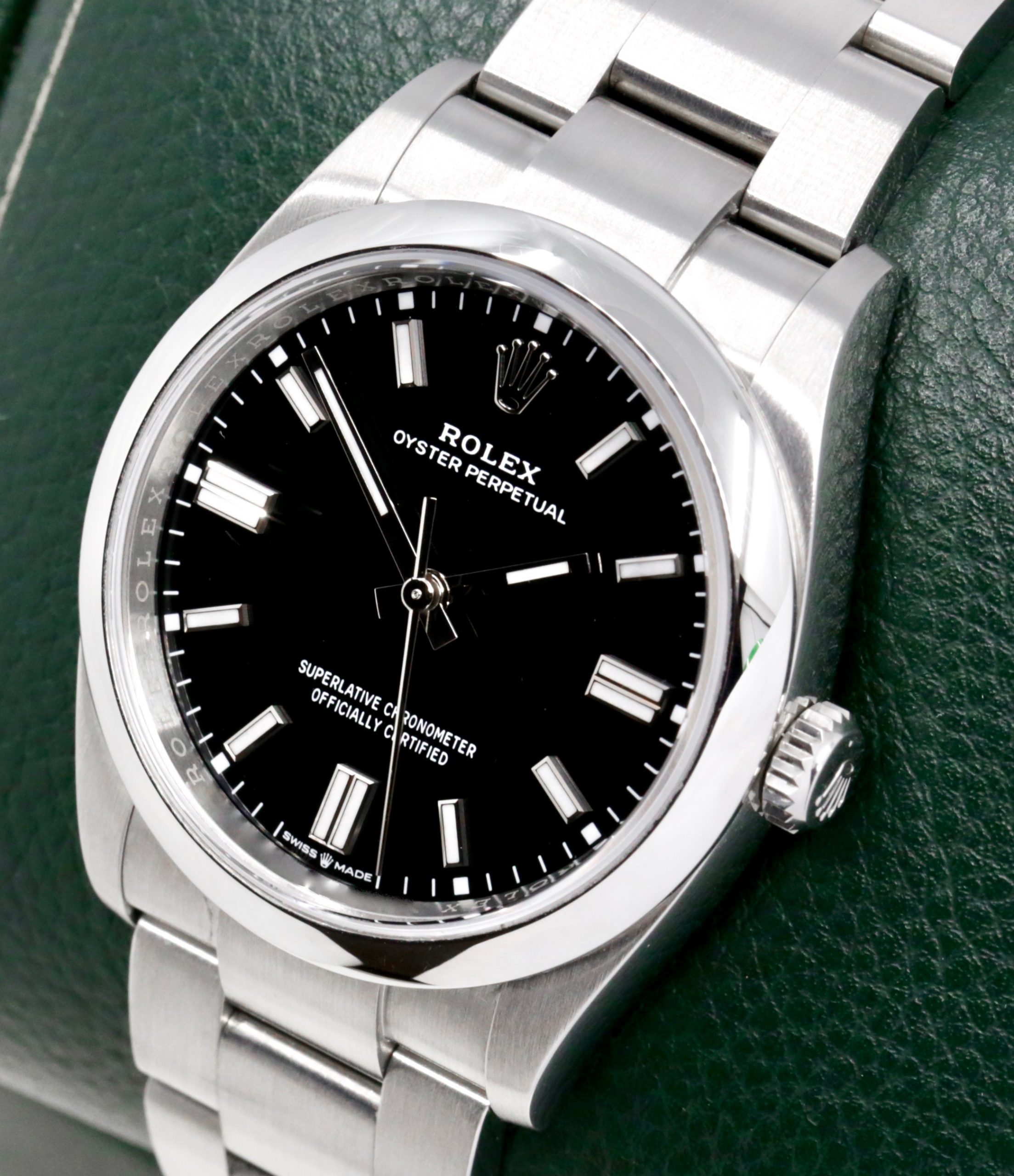 Rolex Oyster Perpetual 36, Stainless Steel, Black Index Dial, on Stainless Steel Rolex Oyster Bracelet, Ref. 126000, Circa: 2025, with Complete with Box, Books, Swing Tag, Rolex Warranty Card & Balance of 5 Year Rolex Factory Warranty - Image 3