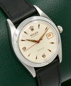 Alternative view of Rolex Oysterdate Precision ref 6494 manufactured November 1956, totally original.
