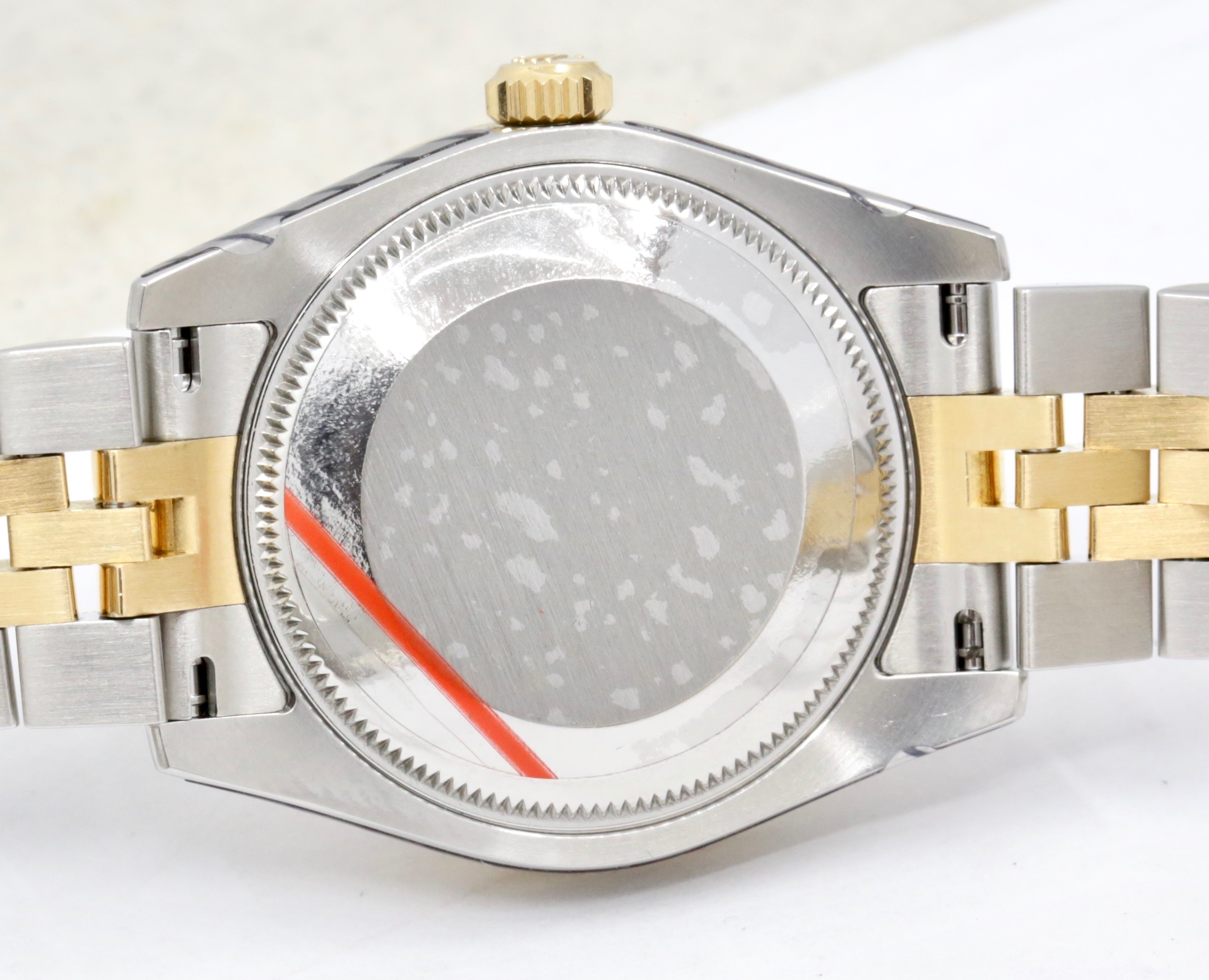Rolex Lady-Datejust 31, Stainless Steel & 18ct Yellow Gold, Factory Set Diamond Bezel, White Index Dial, on Stainless Steel & 18ct Yellow Gold Rolex Jubilee Bracelet, Ref. 178383, Circa: 2011, with Box, Books, Rolex Warranty Card, Rolex Service Cards & Balance of 2 Year Rolex Service Warranty - Image 5