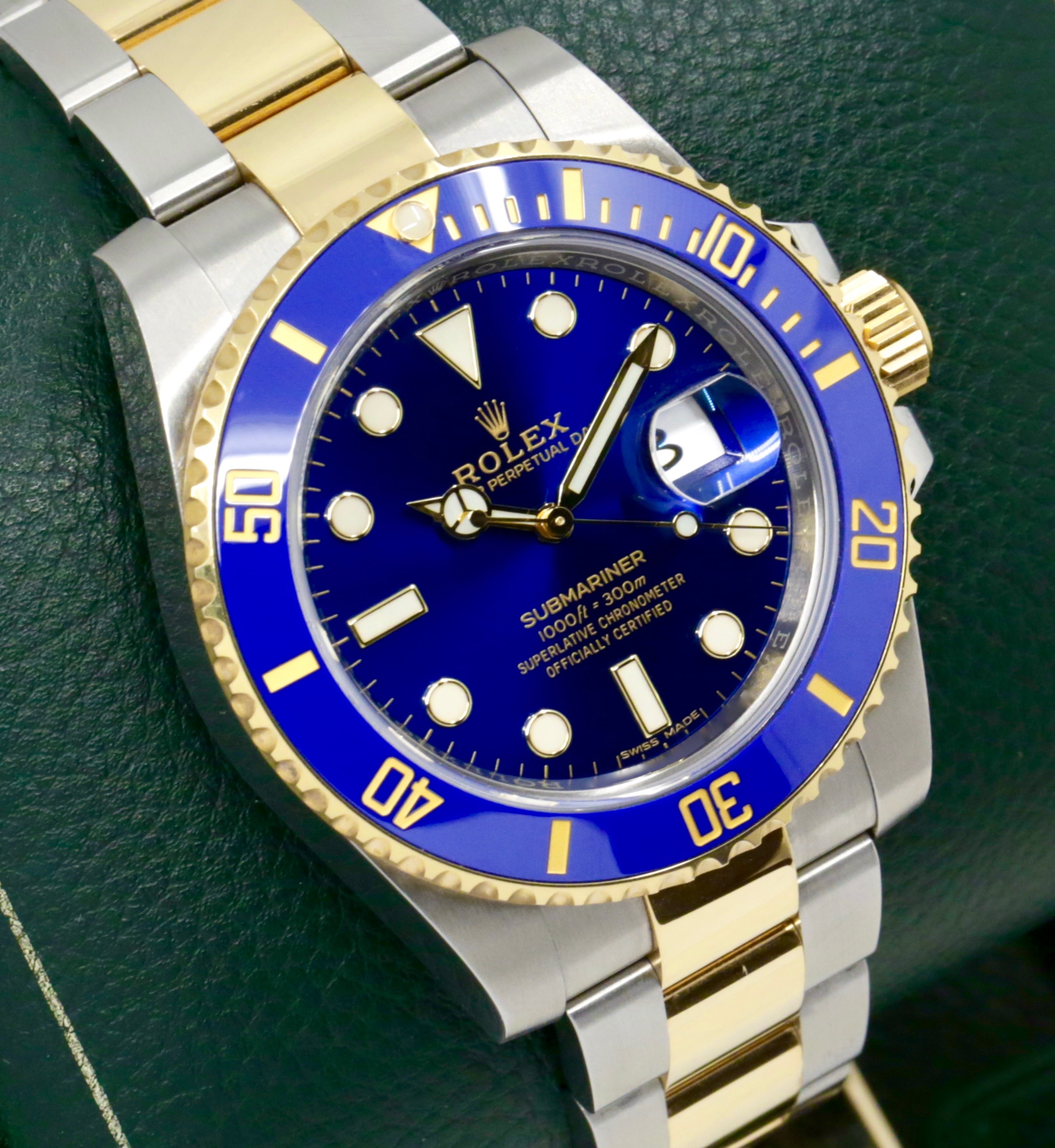 Rolex Submariner Date "Bluesy", 40mm, in Stainless Steel & 18ct Yellow Gold, Blue Ceramic Bezel, Blue Index Dial, on Stainless Steel & 18ct Yellow Gold Rolex Oyster Bracelet, Ref. 116613LB, Circa: 2020, Full Set with Box, Books, Green & White Swing Tags, & Rolex Warranty Card - Image 2