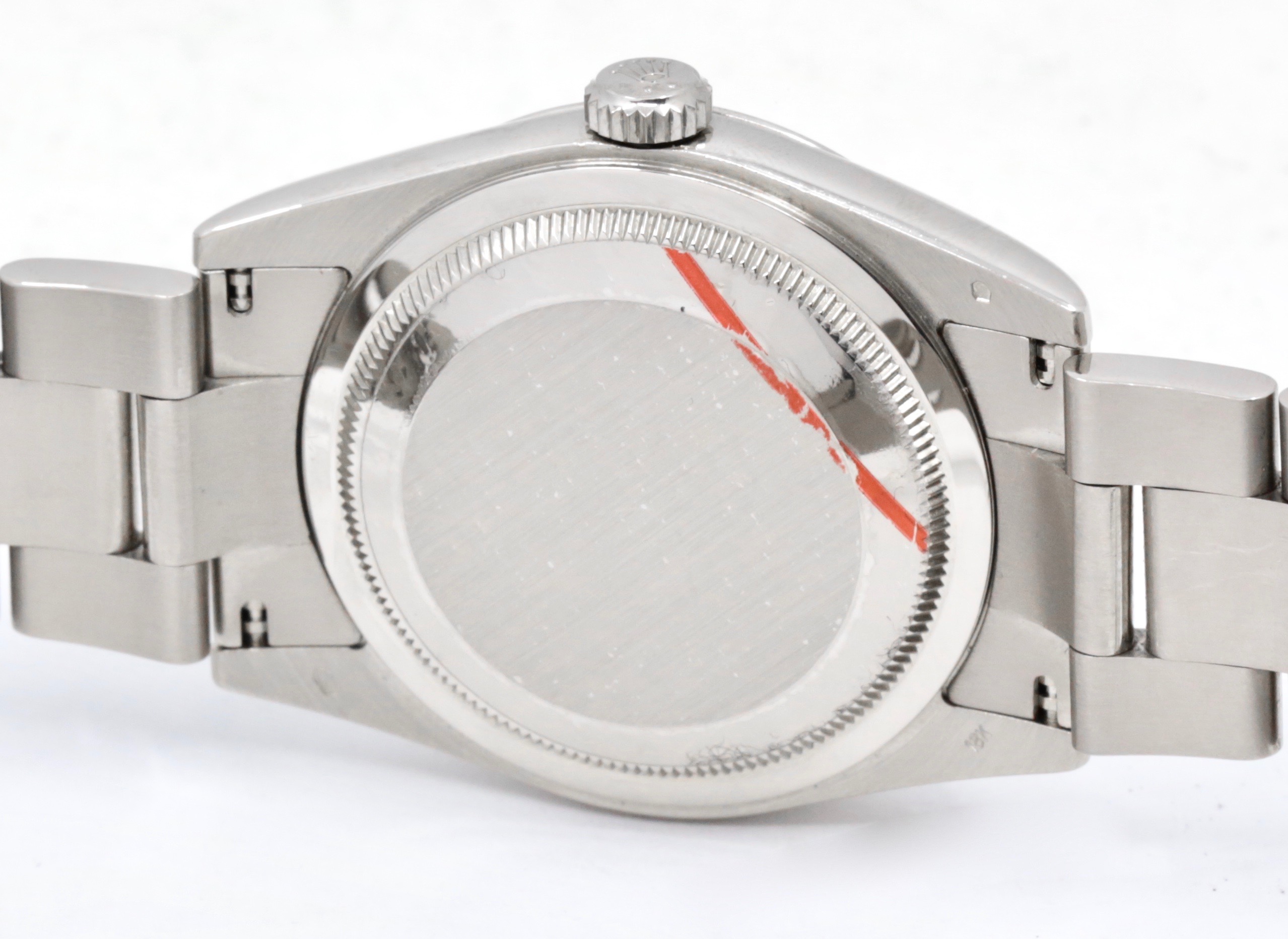 Rolex Day-Date, Ref. 118209, in 18ct White Gold, Domed Bezel, Silver Roman Dial, on 18ct White Gold Rolex Oyster Bracelet, Circa: 2000, with Box & Rolex Service Invoice Dated Jan. 2025 - Image 5
