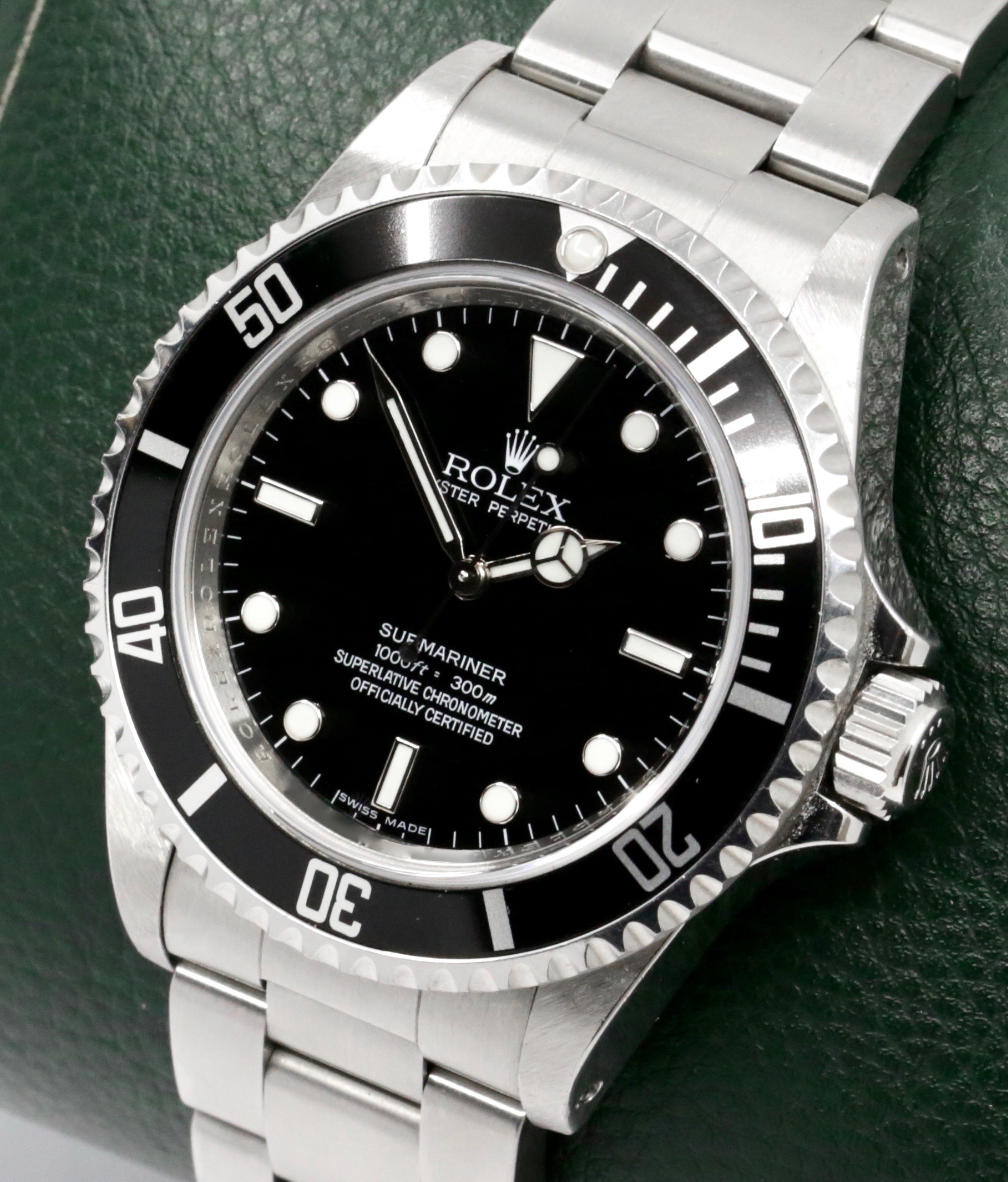 Rolex Submariner Non-Date, 40mm, Stainless Steel, Black Index Dial, Aluminium Bezel, on Stainless Steel, Rolex Oyster Bracelet, Ref. 14060M, with Box, Books, Swing Tag & Rolex Anchor - LAST OF THE SERIES!! - Image 3