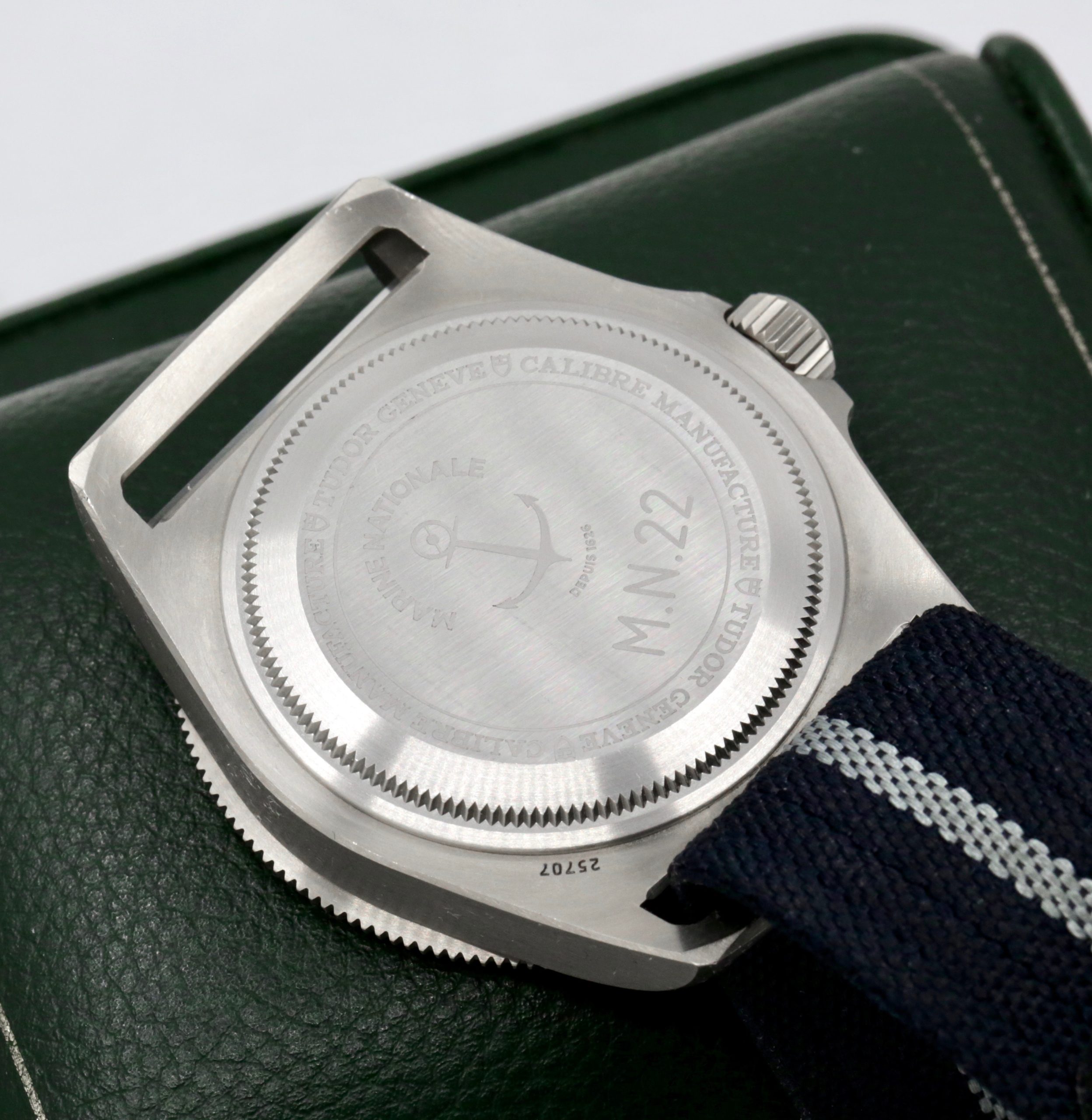 Tudor Pelagos FXD "Marine Nationale", 42mm Titanium Case, Blue Aluminium Rotating Bezel, Blue Index Dial, on Tudor Fabric Strap, Ref. 25707B, Circa: 2022, with Box, Papers, Additional Tudor Rubber Strap & Balance of 5 Year Tudor Warranty - Image 5