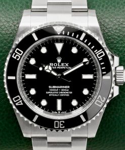 Rolex Submariner Non-Date, 41mm, Stainless Steel, Black Ceramic Bezel, Black Index Dial, on Stainless Steel Rolex Oyster Bracelet, Ref. 124060, Circa: 2025, with Box, Books, Swing Tag, Rolex Warranty Card & Balance of 5 Year Rolex Factory Warranty