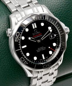 Alternative view of Omega Seamaster Diver 300M, Co-Axial Chronometer, Stainless Steel, 41mm, Black Ceramic Bezel, Black Index Dial, on Stainless Steel Omega Bracelet, Ref. 212.30.41.20.01.003, Circa: 2019, with Box, Book, & Omega Warranty Cards