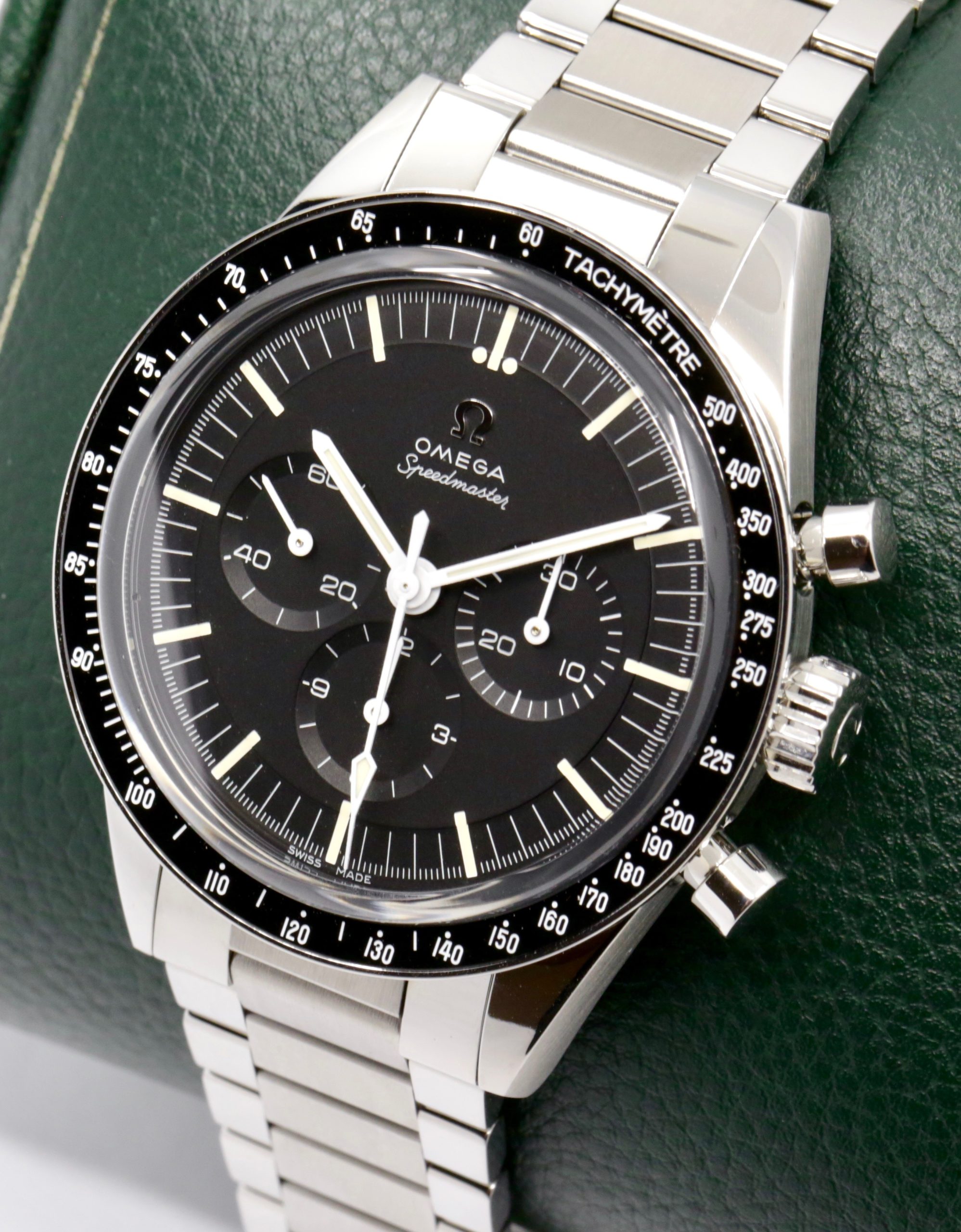 Omega Speedmaster "Ed White" Calibre 321, Stainless Steel, 39.7mm Case, Black Index Dial, on Stainless Steel Omega Bracelet, Ref. 311.30.40.30.01.001 , Circa: 2021, Complete with Big Box, Books, & Omega Warranty Cards - Image 3
