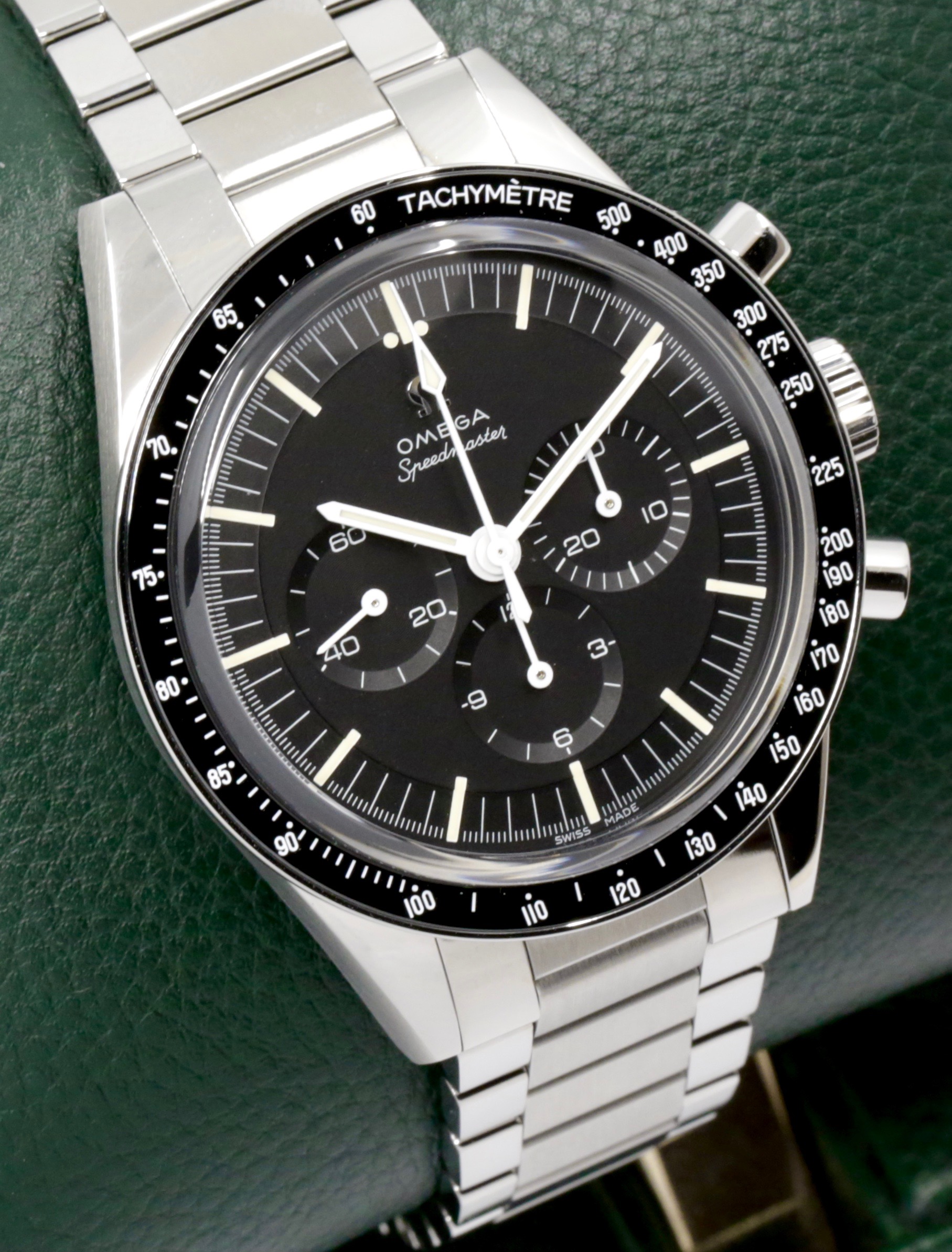 Omega Speedmaster "Ed White" Calibre 321, Stainless Steel, 39.7mm Case, Black Index Dial, on Stainless Steel Omega Bracelet, Ref. 311.30.40.30.01.001 , Circa: 2021, Complete with Big Box, Books, & Omega Warranty Cards - Image 2