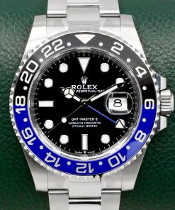 Rolex GMT-Master II "Batman", in Stainless Steel, with Black & Blue Ceramic Bezel, Black Index Dial, on Stainless Steel Rolex Oyster Bracelet, Ref. 126710BLNR, Circa: 2024, with Box, Books, Rolex Warranty Card, & Balance of 5 Year Rolex Factory Warranty