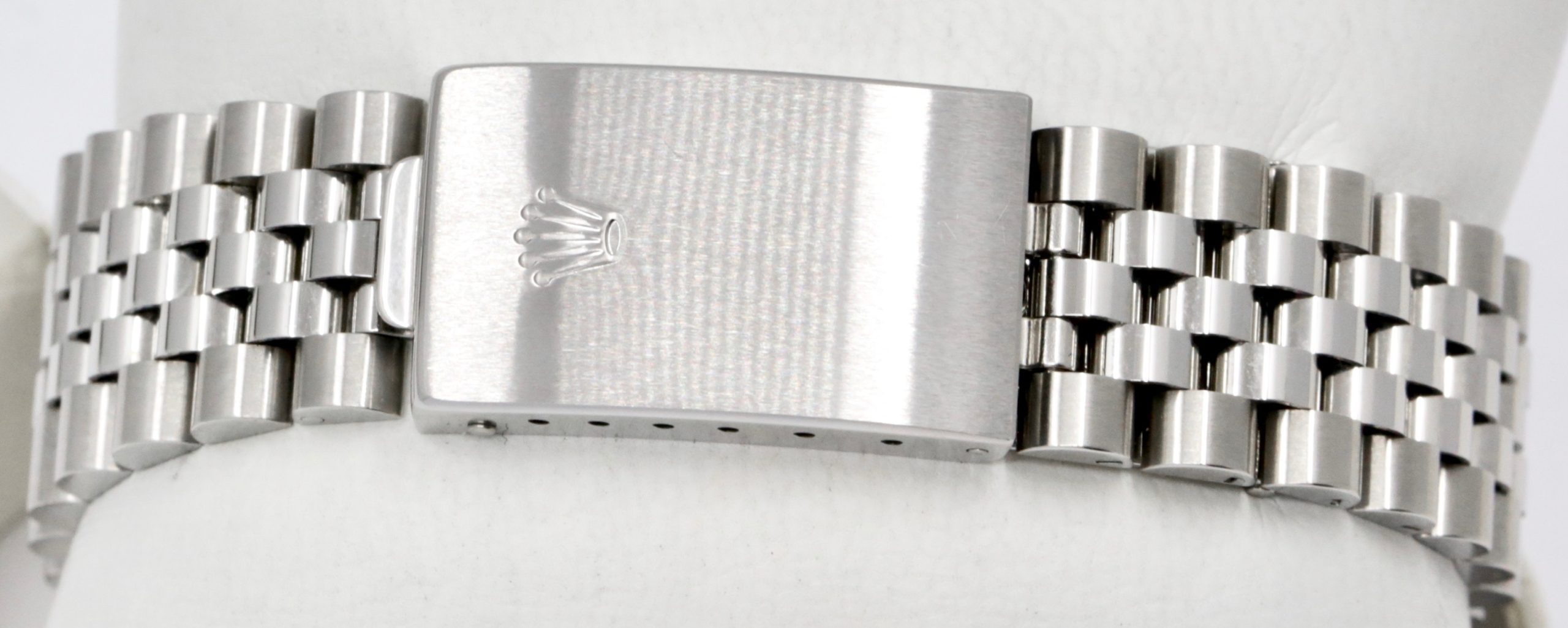 Rolex Oyster Perpetual Datejust, Stainless Steel, 18ct White Gold Fluted Bezel, Silver Index Dial, on Stainless Steel Rolex Jubilee Bracelet, Ref. 16014, Circa: 1979, with Rolex Box - Image 6