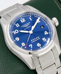 Longines Spirit Automatic, 40mm, Stainless Steel, Blue Arab Dial with Date, on Stainless Steel Longines Bracelet, Ref. L3.810.4.93.6, Sold New in 2026, with Box, Book, Logines Warranty Card & Balance of 5 Year Longines Factory Warranty *MINT CONDITION!!